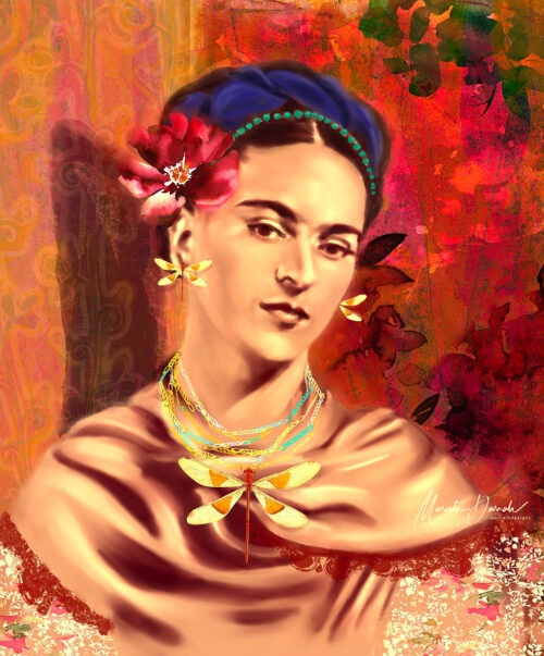 Painting Frida Kahlo – Illuminart Designs